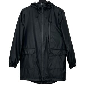 London Fog Hooded Jacket Black XS